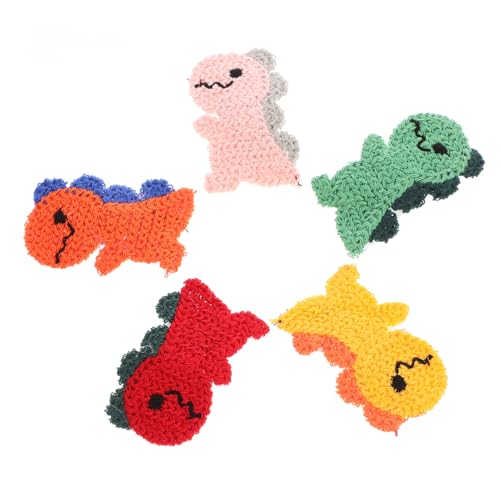 minkissy 10stücke Dinosaurier-haarspange Mit Druckknopf Haarschmuck Für Mädchen Cartoon-clips Für Teens Dekorative Haarnadel Einfach Zu Handhaben Tragen von minkissy