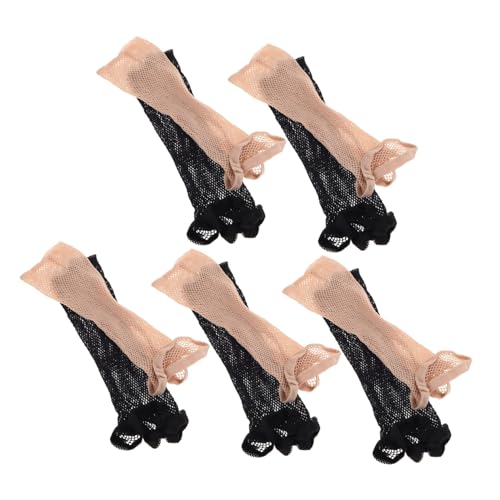 minkissy Unsichtbare Perückenkappe Perückengriffband Haarschmuck Für Frauen Kuppelkappe Perückennetzkappe Haarwickel Zum Schlafen von minkissy