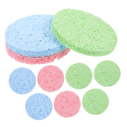 minkissy 10stücke Komprimierte Gesichtsschwämme Wiederverwendbare Reinigungsschwämme Make-up-entferner-pads Für Gesichtspflege Und Peeling von minkissy