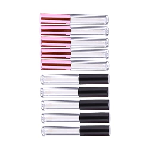 minkissy 10stücke Leere Lip Gloss Tube Make-up Flaschen Leere Lip Gloss Behälter Flaschenverschluss Für Reisen Und Täglichen Gebrauch von minkissy