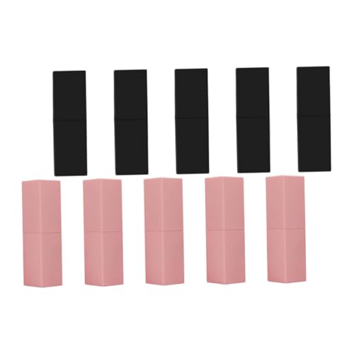 minkissy 10stücke Reise Diy Lippenstift Rohre Kunststoff Nachfüllbar Leere Lip Balm Rohre Lipgloss-flasche Lippenstifthalter von minkissy