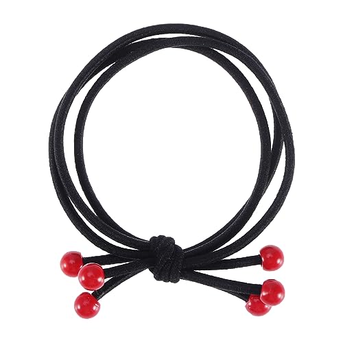 minkissy 10stücke Stretch Cherry Haargummis Elastische Haarring Ponytail Halter Für Damen Und Mädchen Rot Haaraccessoires Für von minkissy