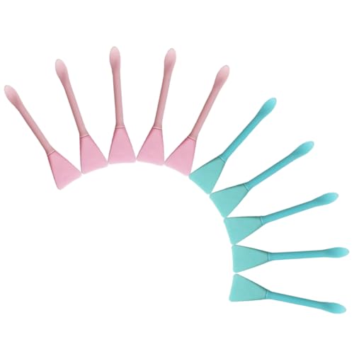 minkissy 10stücke Teiliges Gesichtsmaske Pinsel Und Applikatoren Für Gleichmäßige Anwendung Von Augenmasken Und Feuchtigkeitscremes Wiederverwendbar Flexibel Und Hautfreundlich von minkissy