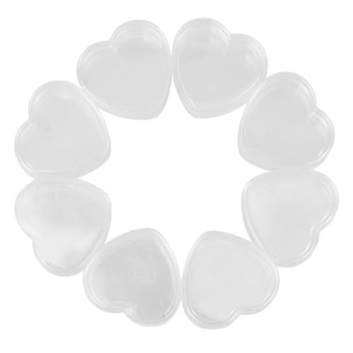 minkissy 10stücke Transparente Nail Art Aufbewahrungsbox Ersatzteilbox Aufbewahrungsbehälter Mit Deckel Organizer Für Kleine Werkzeuge Und Perlen Durchsichtige Schmuckschatulle Tragbare von minkissy