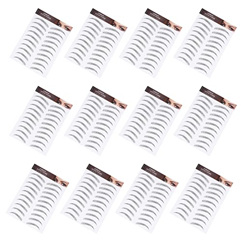 minkissy 12 Blätter Augenbrauenaufkleber Natürliche Haarähnliche Falsche Augenbrauen Make-up Aufkleber Instant Schwarz minkissy 12 Blätter Augenbrauenaufkleber Natürliche Haarähnliche Falsche Augenbrauen Make-up Aufkleber Instant Schwarz von minkissy