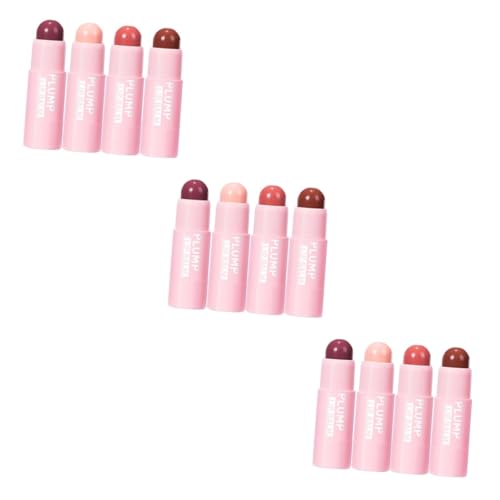 minkissy 12 Stk Lipgloss Lippenstift für Frauen Lippenfüller Glanz koreanische lippenfarbe Lippenbalsam matte Lippenstifte Matter Lippenstift Samtmatt einstellen Schminkkasten Öle von minkissy