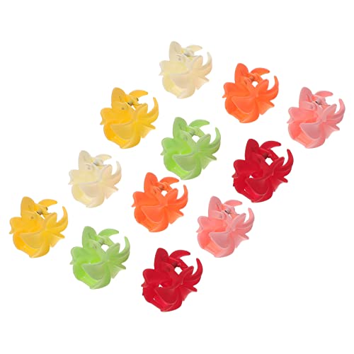 minkissy 12 Stück Haarspangen Für Damen Blumen-haarschmuck Clips Für Dickes Haar von minkissy