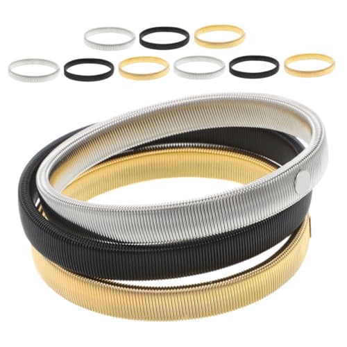 minkissy 12 Stück Rutschfeste Metallarmbänder für Männer und Frauen für Business und Freizeitbekleidung von minkissy