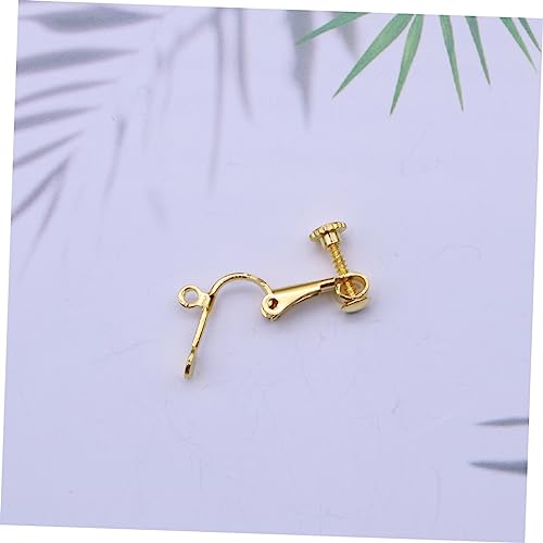 minkissy 12 Stück Teiliges Clip Ohrring Offene Clip Ohrringe für Durchbohrte Ohren Flache Goldene Ohrclips mit Loch Leicht und Vielseitig für Alltag Party Arbeit und Reise von minkissy