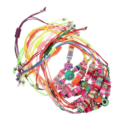 minkissy 12 Stück Teiliges Set Boho Armbänder für Mädchen und Frauen Bunte Weiche Polymer Freundschaftsarmbänder für Geschenkidee von minkissy
