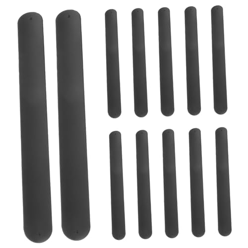 minkissy 12 Stück Teiliges Silikon Snap Armband Flexible Komfortable DIY Slap Bracelets für Geburtstagsparty Gummibänder zum Selbstgestalten Langlebige Party Mitgebsel für Erwachsene von minkissy