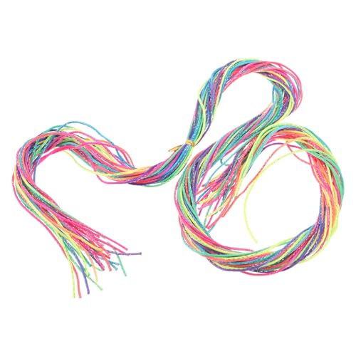 minkissy 120 Stück Haarbänder Farbverlauf Mehrfarbiges Geflochtenes Haarseil Haarstyling Zubehör Für Zöpfe Ponytail Damen Mädchen DIY Flechtband von minkissy