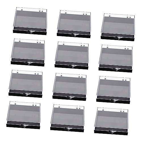 minkissy 12stücke Nagelkunst Aufbewahrungsbox Mit Deckel Organizer Für Kunstnägel Und Nagellack Für Nagelstudios Und - von minkissy