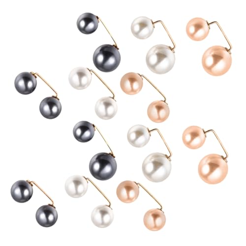 minkissy 12Stücke Perlen Sicherheitsbrosche für Frauen Praktische Broschen Pins Fixieren von Kleidung und Accessoires Zufälliger Stil Perfektes von minkissy