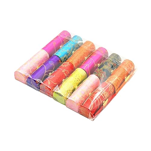 minkissy 12stücke Bestickte Lippenstifthülle Retro Lippenstiftbox Lagerung Fälle Für Frauen Mädchen von minkissy