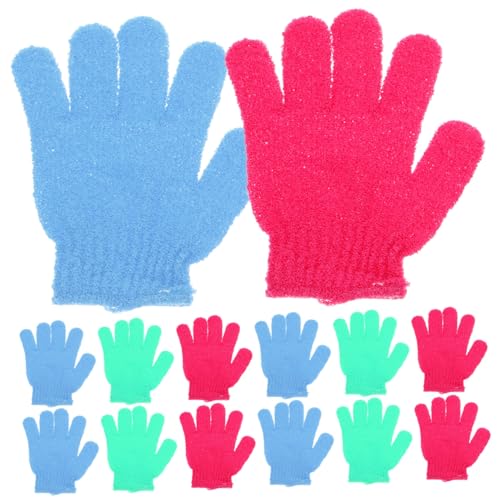 minkissy Duschbürste 14er-pack Mehrfarbiges Fäustlings-badetuch-set für Jungen und Mädchen Peeling-handschuhe minkissy Duschbürste 14er-pack Mehrfarbiges Fäustlings-badetuch-set für Jungen und Mädchen Peeling-handschuhe von minkissy