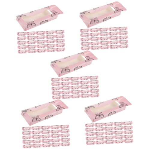 minkissy 150stücke Aufbewahrungsbox Für Falsche Wimpern Rechteckige Pappbox Mit Sichtfenster Für Lash-Organisation Und Aufbewahrung Leicht Und Schützt Ihre Wimpern Optimal von minkissy