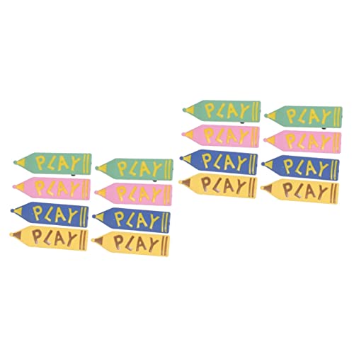 minkissy 16 Stück Bleistift-Haarnadel-Bleistifte Für Studenten Koreanisches Harz Mädchen-Seitenclip von minkissy