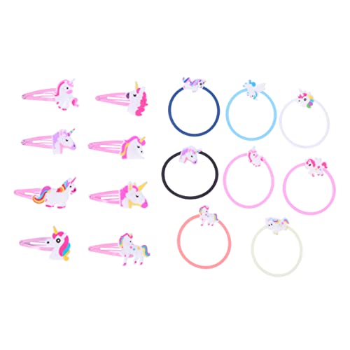 minkissy 16-teiliges Haar-accessoires – Haarspangen -bänder - Und -armbänder – Buntes Set – Pvc-material – Kinder Und Erwachsene von minkissy