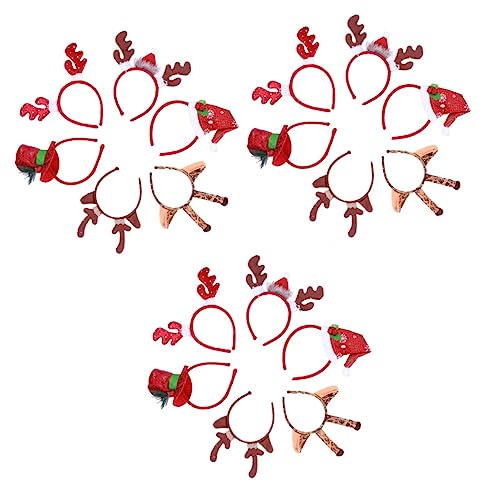 minkissy 18 Stk Giraffen-stirnband Weihnachts-stirnband Für Alte Männer Rentier Haarreifen Rentiergeweih Stirnband Rentier-stirnband Für Frauen Mädchen Hut Damen Haarschmuck von minkissy