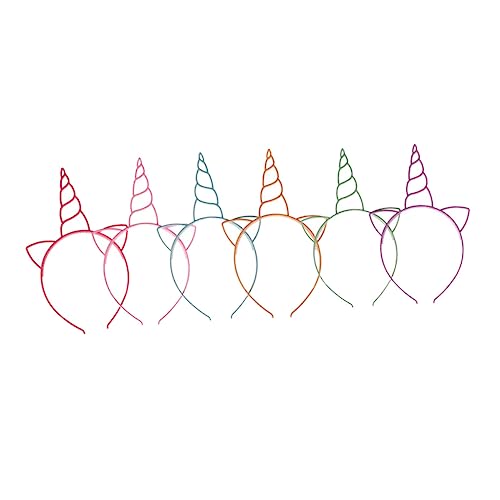 minkissy Kopfbedeckung 18 Stk Haarschmuck Haare Für Frauen Einhorn Haarband Haare Für Mädchen Stirnband Kind Kopfschmuck von minkissy