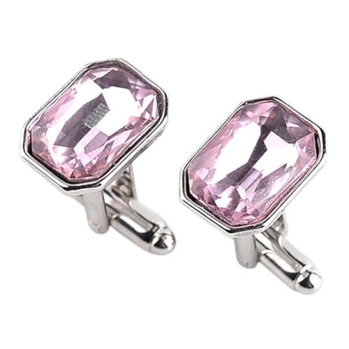 minkissy 1Paar Kreative Manschettenknöpfe mit Elegantem Design Robuste Manschettenknöpfe für Zubehör für Formelle Festliche Anlässe Glänzende Langlebig von minkissy
