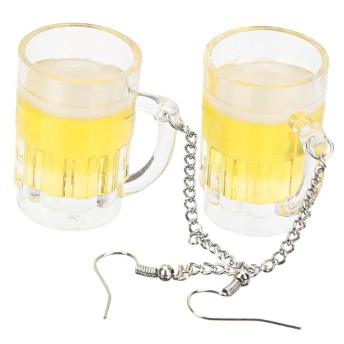 minkissy 1Paar Lustige Bierbecher Ohrringe für Frauen Kreative Dangle Drop Ohrhänger Einzigartiges Ohrzubehör für Partys Modeaccessoire minkissy 1Paar Lustige Bierbecher Ohrringe für Frauen Kreative Dangle Drop Ohrhänger Einzigartiges Ohrzubehör für Partys Modeaccessoire von minkissy