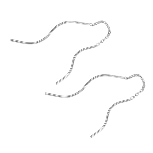 minkissy Ohrringe Silber Für Damen Und Mädchen Quastenohrringe Als Für Hochzeit Verabredung Oder Alltag Leicht Und Angenehm Zu Tragen von minkissy