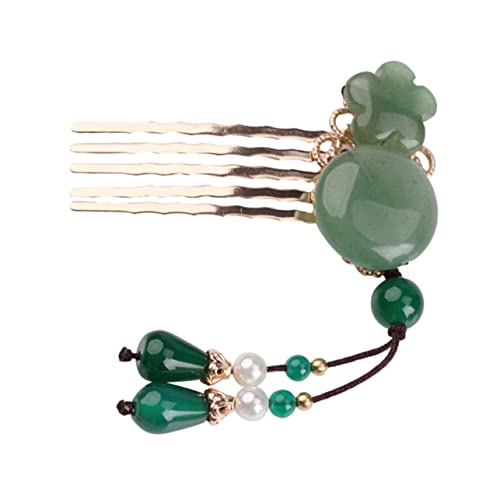 minkissy Haar Kamm für Damen Vintage Haarnadel für Partygirls Eleganter Haarkamm für Hochzeiten und Besondere Anlässe Mädchen Haarspange mit Perlen Dekoration von minkissy