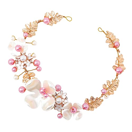minkissy 1pc Baby-haar-accessoires Für Mädchen Kopfschmuck Blumenmädchen Stirnband Haarband Einfaches Design Stirnband Für Party Hochzeit Leistung von minkissy