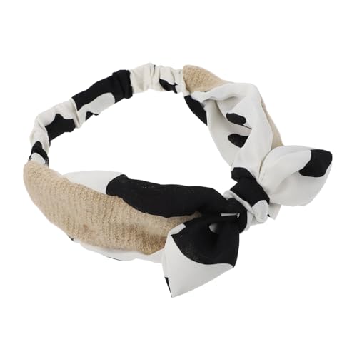 minkissy Süßes Damen Haarband Mit Kreuz Schleife Kopftuch Atmungsaktiver Stoff Modisches Stirnband Für Hochzeit Alltag Spa Und Mehr von minkissy