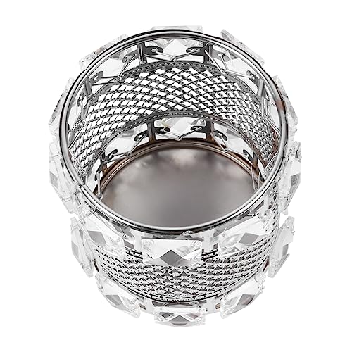 minkissy Elegante Aufbewahrungsbox Für Make-up-pinsel Aus Kristall Perfekt Für Schreibwaren von minkissy