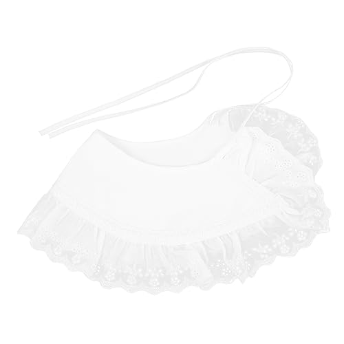minkissy Stilvolle Falsche Kragen Damen Aus Baumwolle Mit Abnehmbarem Falschem Kragen Für Hemd Spitze Passend Für Pullover Rock Und Andere Kleidungsstücke von minkissy