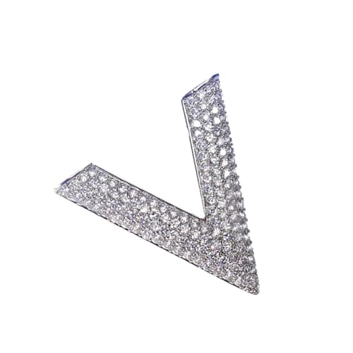 minkissy Brosche Mit Zirkonintarsien Brustnadel Broschennadel Unisex Dekorative Brosche Für Tasche Pullover Kleid Anzug Hemd Mütze Schal Tuch von minkissy