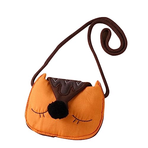 minkissy Umhängetasche Cartoon Damen Baumwollstoff Münzfach Make Up Tasche Handytasche für Alltag von minkissy