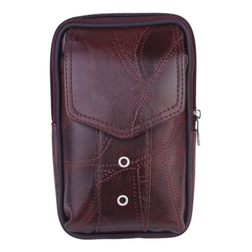 minkissy Vertikale Geldbörse für Herren Gürteltasche mit Reißverschluss Schlankes Design Langlebig für Telefon von minkissy