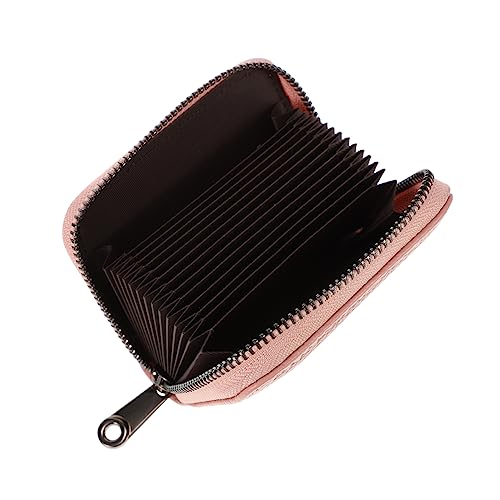 minkissy 1Stück Karten Schutzbörse PU mit RFID Große Kapazität Kartenfächer Geldbörse für Schule Reisen Diebstahlsicher Leicht zu Reinigen von minkissy