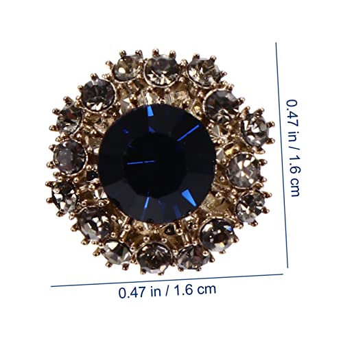 minkissy Kleiner Anzugbrosche Vintage Kragen Schmuck Retro Brustbrosche Für Männer Und Frauen Party Dekoration Hochzeitsaccessoire Blau von minkissy