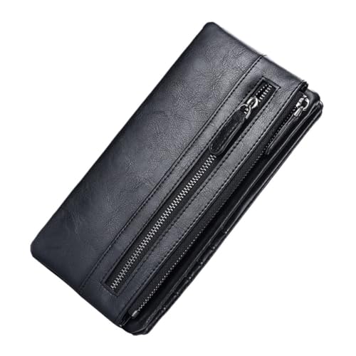 minkissy Herren Geldbörse Multifunktional Kreditkartenhalter Aus Hochwertigem Material Mit Großem Fassungsvermögen Für Visitenkarten Bargeld Und Kleinigkeiten von minkissy