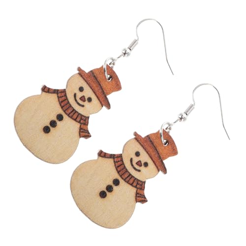 minkissy 1paar Ohrringe -hängeohrringe Für Weihnachten Festliche Schmuckstücke Für Und Mädchen Für Feiertage von minkissy