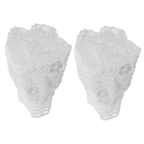 minkissy 1paar Spitzenmanschetten Für Damen Abnehmbare Kurze Ärmel Für Jacken Und Sweatshirts Weiche Stoffqualität Vielseitiger Für Verschiedene Anlässe von minkissy