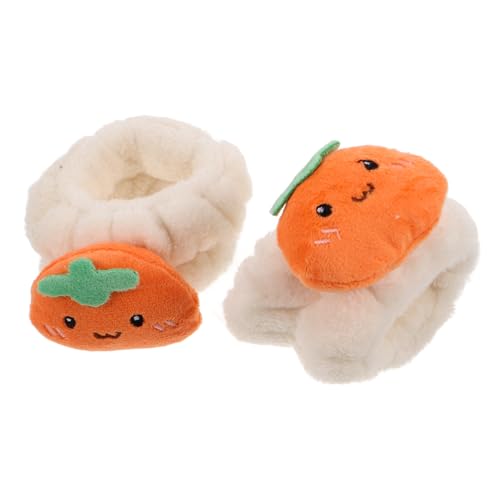 minkissy 1paar Wasserfeste Gesichtswasch-armbänder Saugfähige Handgelenk-handtücher Für Hautpflege Niedliches Cartoon-design Für Angenehmes Wascherlebnis von minkissy