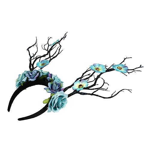 1pc Geweih Zweig Stirnband Stirnbänder Tiara Haar Schmuck für Frauen Xmas Geweih Stirnband Weihnachten Party Stirnband Hirsch Geweih Kopfschmuck Urlaub Kopfschmuck Frauen Kopfschmuck von minkissy