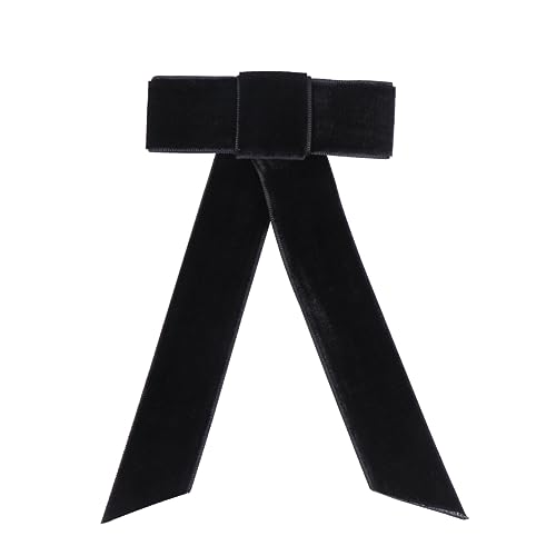 minkissy Schicke Modische Haarspangen Mit Schleife Große Schwarze Haarnadel Für Mädchen Baby-haar-accessoires Schleifen-kopfschmuck von minkissy