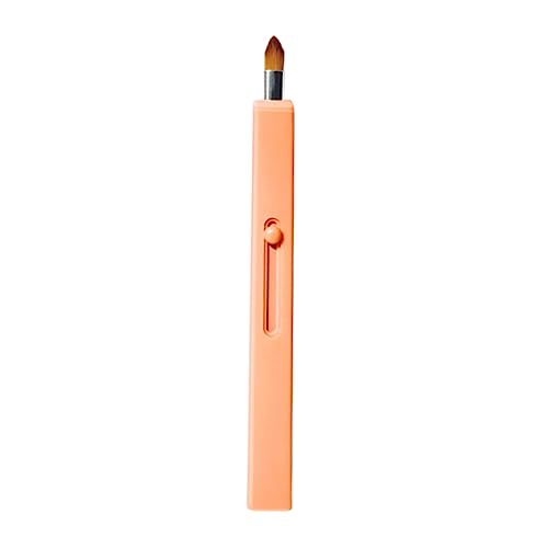 minkissy 1pc Retractable Lip Brush Makeup Applicators Travel Makeup Brush Make up Kit Makeup Beauty Tool Kits Teleskop Lip Brush Lip Gloss Applicator Makeup Lip Brush Makeup Tool Orange von minkissy