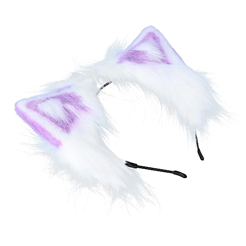 minkissy 1pc Tier Ohr Stirnband Ohrringe für Frauen Baumeln Bunny Ohren Stirnband Kaninchen Dekor Tier Pelzige Ohren Haar Hoop Ohren Stirnband Bunny Decor Furry Stirnband Pelzige Haarband Damen von minkissy