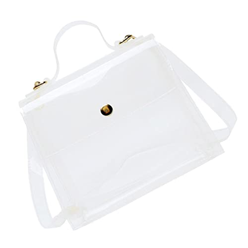 1Stk transparente Umhängetasche durchsichtige Kosmetiktasche aufbewahrungssack cosmetic bags swallet Makeup Tasche Reise-Make-up-Werkzeugtasche Mädchen Schultertaschen Fräulein PVC von minkissy