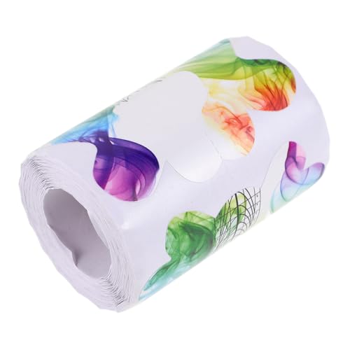 minkissy 1rolle Maniküre Verlängerung Sticker Kreative Nagelverlängerung Schablonen Für Nagelkunst Einfach Anzuwenden Für Nagelsalons Und Lernende von minkissy