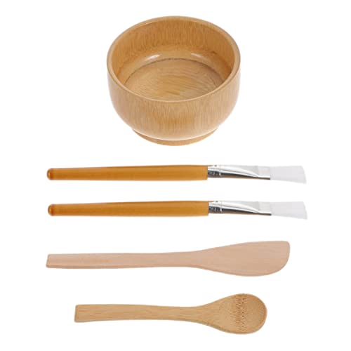 minkissy 1satz Schüssel Set Teiliges Set Mit Pinsel Löffel Und Rührstab Für Schönheitssalon Und Heimgebrauch Praktisch Und Wiederverwendbar von minkissy