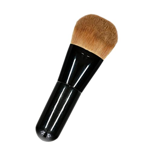 minkissy 1stk Foundation-pinsel Kosmetik Wohnung Technik Wieder Auffüllbar Textmarker Gefälscht Lockenwickler Aufkleber Machen Schminkpinsel Foundation-rouge-pinsel Black Kunstfaser von minkissy